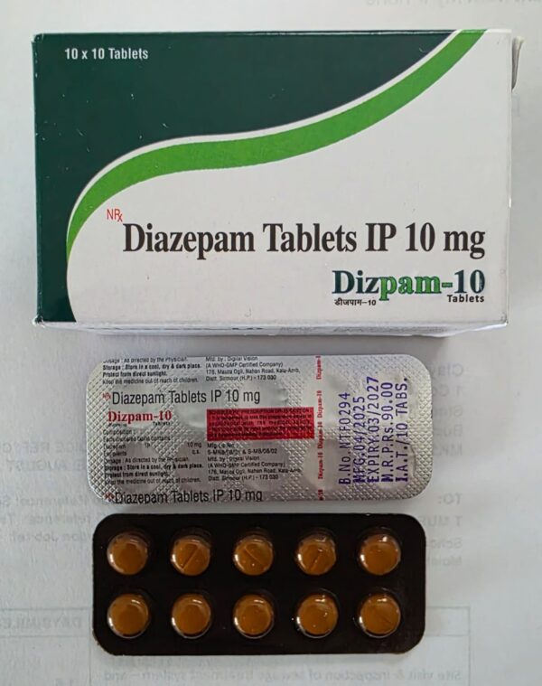 Dizpam Diazepam 10mg