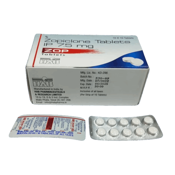 Zopiclone 7.5mg (White) - Image 2